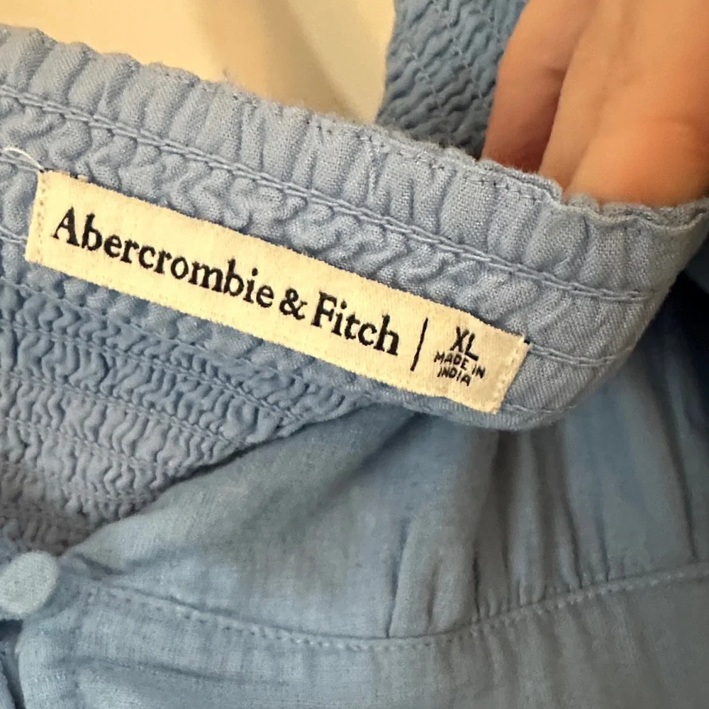 Abercrombie & Fitch Light Blue Maxi Dress